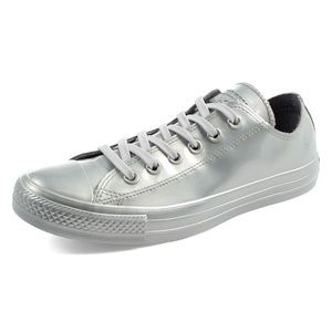 Women’s Metallic Silver/Blue Converse